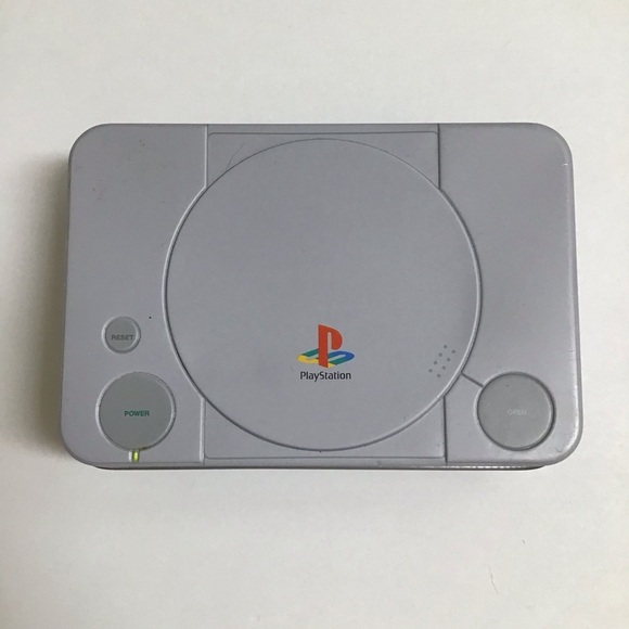 PlayStation Playing Cards Set of 54 Cards in Collectible Gray PS1 Look Tin EUC - Picture 6 of 6